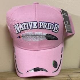 Pink Native Price Cap w/Feather item