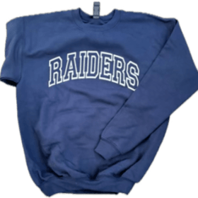 Navy Crew w/ Raiders in White item