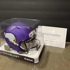 MN Vikings Certified Jonathan Greenard Signed Mini Helmet item