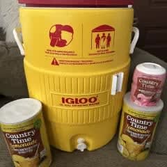 Igloo Event Cooler Dispenser with Country Time Lemonade item