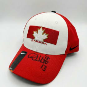 Caroline Ouellette Signed Team Canada Cap item