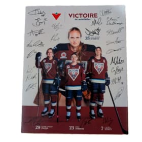 Montreal Victoire Pom-Pom Toque (2024-2025) + Signed Card item