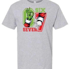 67 Grinch Santa T-Shirt - X-Large item