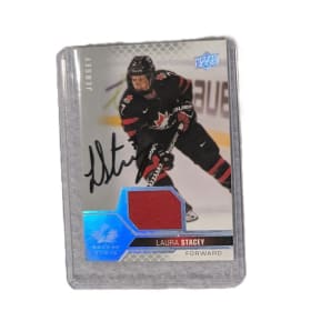 Laura Stacey signed hockey card item