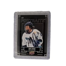 Abby Roque Signed Hockey Card item
