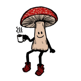Coffee Amanita Sticker item