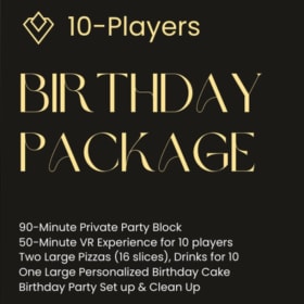 VR Birthday Party for TEN (10) item