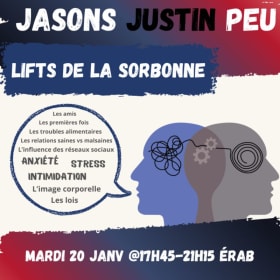 LIFTS SORB: Jasons Justin Peu - 20 jan @17h45-21h15 item