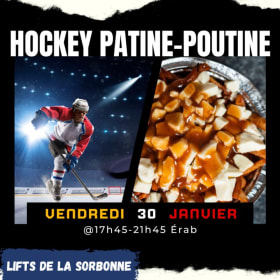 LIFTS SORB: Hockey & Poutine - 30 jan @17h45-21h45 item
