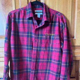 "Chosen"Men's M BOGO flannel item