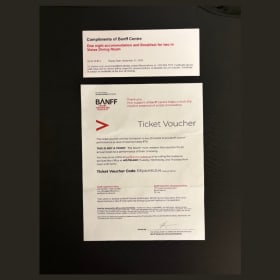 A Night at Banff Centre item