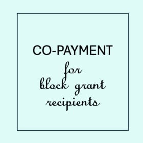 Block Grant Co-Payment item