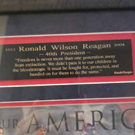 A Salute to Our American Heroes — Framed Tribute Display item
