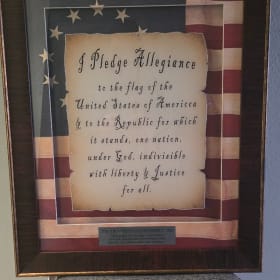 USA 250th Birthday Commemorative Framed Display item