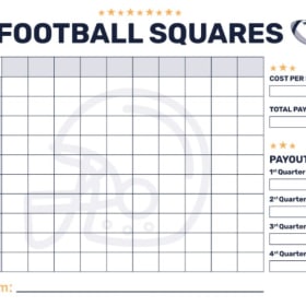 foot ball square item