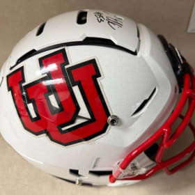 Jonah Elliss Utah Utes Signed Helmet (50th Award Finalist) item