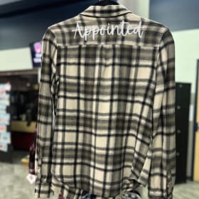 "Appointed" XS BOGO flannel item