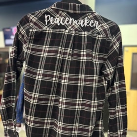 "Peacemaker" XS/2XL BOGO-flannel item