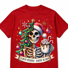 Sorta Merry – Sorta Scary Holiday T-Shirt item