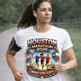 Houston Marathon Run This City SS White item