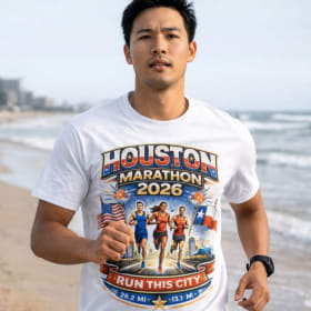 Houston Marathon Run This City SS White item