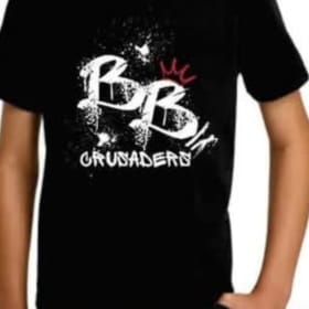 Child size 4 black short sleeve tshirt item