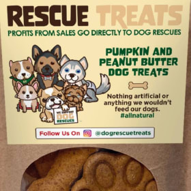 Pumpkin & Peanut Butter dog treats item