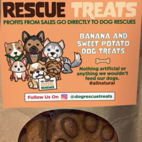 Banana & Sweet Potato dog treats item