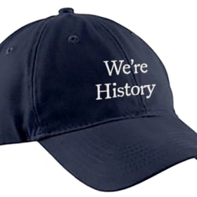 We're History Baseball Cap item