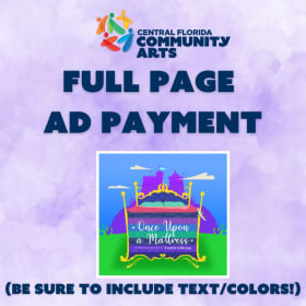 Full Page Ad Payment, Once Upon a Mattress item