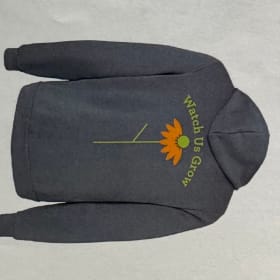 Jetty Ink Long Sleeve Zip Hoodie in Steel Blue X Small item