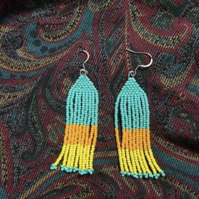 Beaded Fringe earrings item