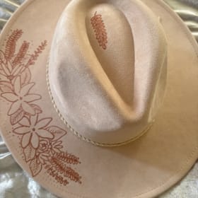 Suede Hat- Beige item