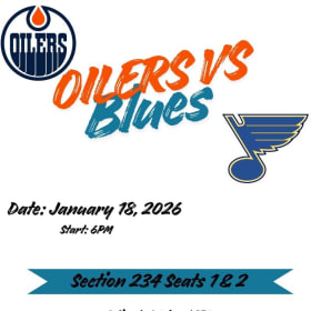 Oilers vs St. Louis Blues item