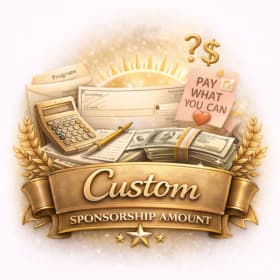 Custom Sponsorship Amount (Other): Pay What You Can item
