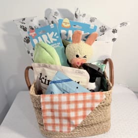 #18 Pamper Your Pup – Brewster’s Bark & Bed Gift Basket item
