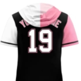 BLK,Pnk,White w/ hoodie w/ personalization item