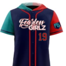 Turquoise,NvyBlu,Red,w/hoodie w/o personalization item