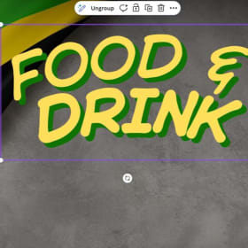 Food & Drink Sponsor item