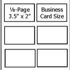 Souvenir Journal Ad (Business Card) item