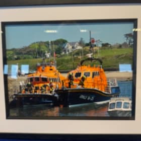 Signed Lifeboat Photograph – Moelfre & Holyhead ALBs, Cemaes item