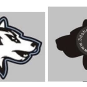 Husky Head Croc Jibbetz item