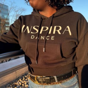 Cropped Hoodie (Black) item