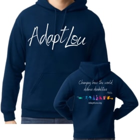 AdaptLou Hoodie - Quote Logo item