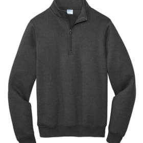 1/4 Zip Core Fleece Pullover Sweatshirt w/Embroidered Logo item