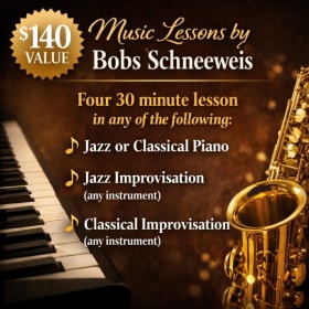 30. Music Lessons by Bob Schneeweis - Value $140 item