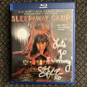 SLEEPAWAY CAMP BLU RAY/DVD COMBO SIGNED BY FELISSA ROSE NEW item
