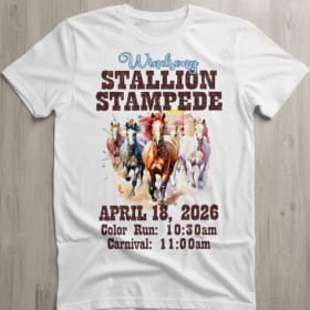 Cotton T-shirt white - Youth Medium item