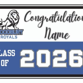 #2 Personalized with Name yard sign item