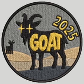 2025 GOAT Patch/Écusson item